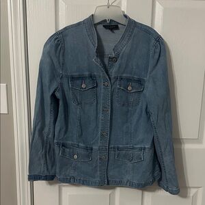 Talbots Classic Blue Jean Jacket